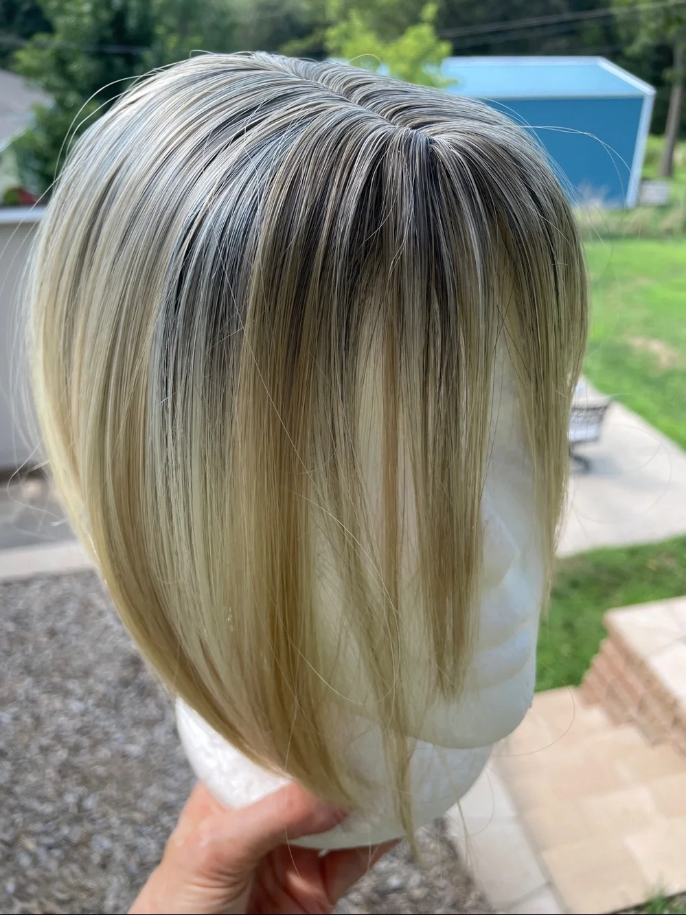 NWT ash blending dirty blonde topper highlights ombré topper